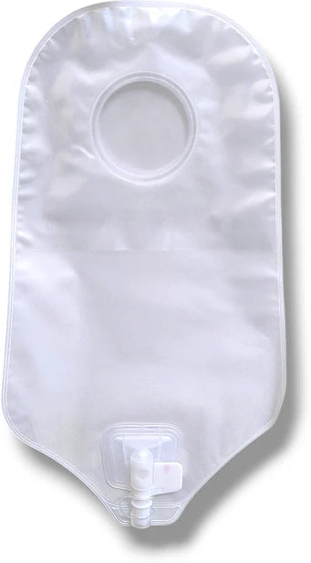 ConvaTec 401545 SUR-FIT Natura Urostomy Pouch with AccuSeal Tap, 57mm, Transparent Standard with Comfort Panel