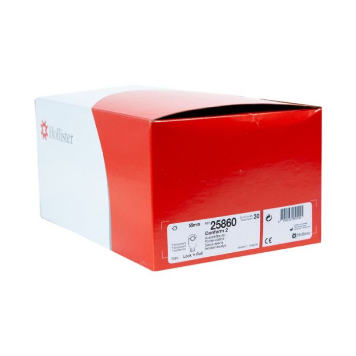 25860 HOLLISTER DRAINABLE POUCH LOCKNROLL WITH FLTR (55MM)
