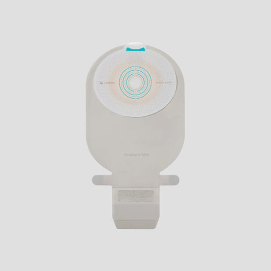 10451 SenSura Mio 1-Piece Flat Opaque Bag for Colostomy/Ileostomy 10-55mm