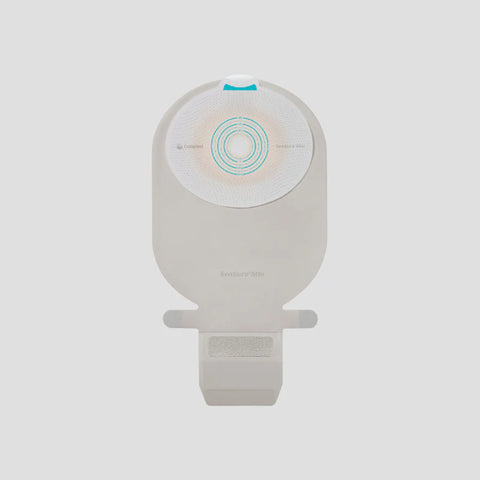 10451 SenSura Mio 1-Piece Flat Opaque Bag for Colostomy/Ileostomy 10-55mm