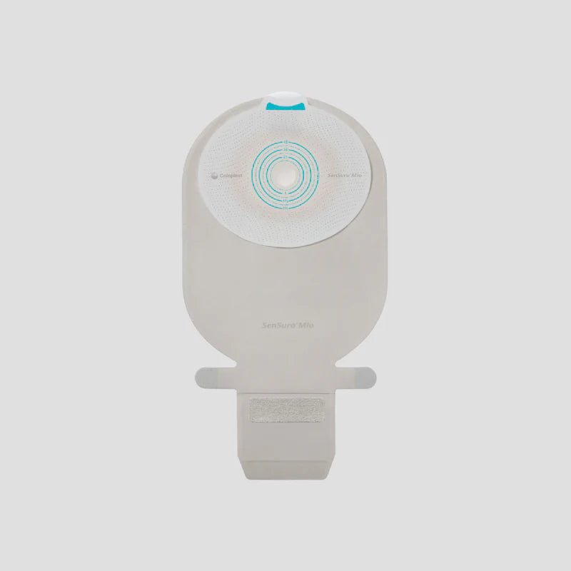 10458 Coloplast Sensura Mio 1-Piece Open Transparent Ostomy Bag 10-55mm