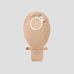 10387 Coloplast 2-Piece Open Transparent Maxi Bag 70mm