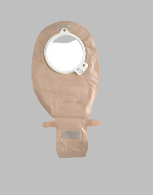 10387 Coloplast 2-Piece Open Transparent Maxi Bag 70mm