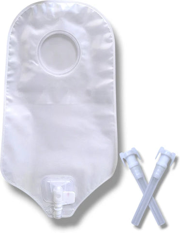 ConvaTec 401544 Natura Urostomy Pouch Accuseal Tap with Valve Standard, Clear, 45mm