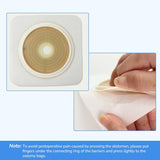 Terumed 2470 Two-Piece Urostomy Bag (70mm) with 3370 Flat Baseplate (70mm)
