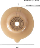 TERUMED 3470 Convex Baseplate for Colostomy | Ileostomy | Urostomy Bag/Pouch 70MM