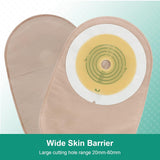 TERUMED 1370 One-Piece Flat Urostomy Stoma Bag 70mm | Strong Adhesive | Skin Friendly