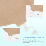 Terumed 2470 Two-Piece Urostomy Bag (70mm) with 3370 Flat Baseplate (70mm)