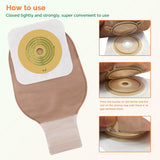 TERUMED 2370 Two-Piece Colostomy Bag (70MM) with 3370 Flat Baseplate for Colostomy | Ileostomy (70MM)