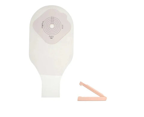 T7200-TC Prowess Fusion One-Piece Ostomy Bag with Tail Closure CLR-60MM