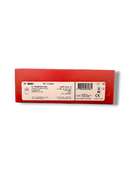 29301 HOLLISTER Convex Modermaflex - 1 Piece UROSTOMY POUCH (TRANS)15-38MM