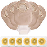TERUMED 2360 Two-Piece Colostomy Bag (60MM) with 3360 Flat Baseplate for Colostomy | Ileostomy (60MM)