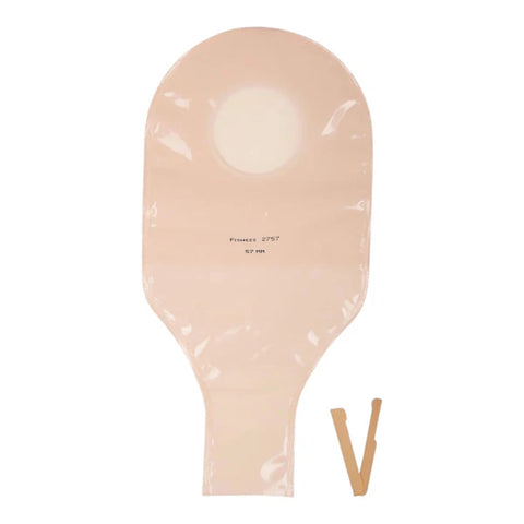 2757 Prowess Stoma-Fit Drainable Ostomy Bag, Beige Colour 2-piece Bag 57mm  (10 Pcs)