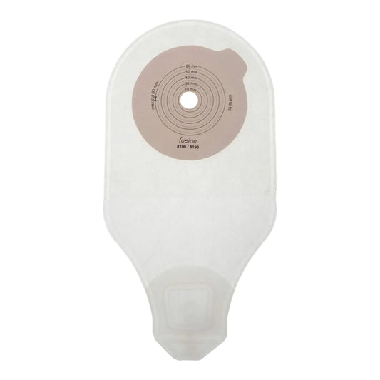 8100/8190 Prowess Fusion One-Piece Urostomy Bag With Drainage Outlet 60mm (10 Pcs)
