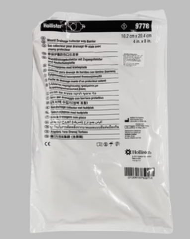 9778 Hollister Wound & Fistula Drainage Collector With Barrier