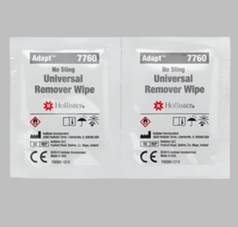 7760 Hollister Adapt Universal Remover Wipes No Sting
