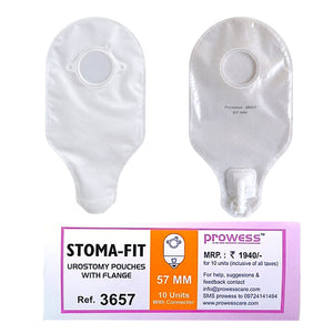 Prowess 3657 Stoma-Fit Urostomy 2-Piece Pouch 57mm (10-PCS)