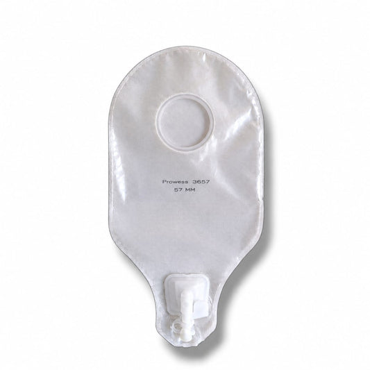 Prowess 3657 Stoma-Fit Urostomy 2-Piece Pouch 57mm (10-PCS)