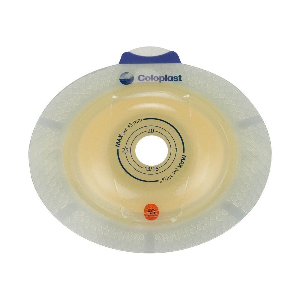 11025 SenSura Extended Wear 2-Piece Light Convex Baseplate 50mm