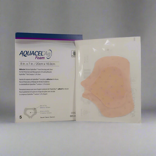 420648 ConvaTec Aquacel Ag Adhesive Foam (2 Pcs)