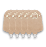 Terumed 2470 Two-Piece Urostomy Bag (70mm) with 3370 Flat Baseplate (70mm)